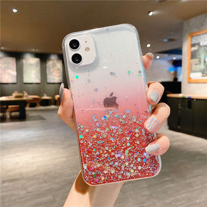 Clear Glitter Phone Case For iPhone 13 14 12 11 Pro Max X XR XS Max 7 8 14 Plus SE20