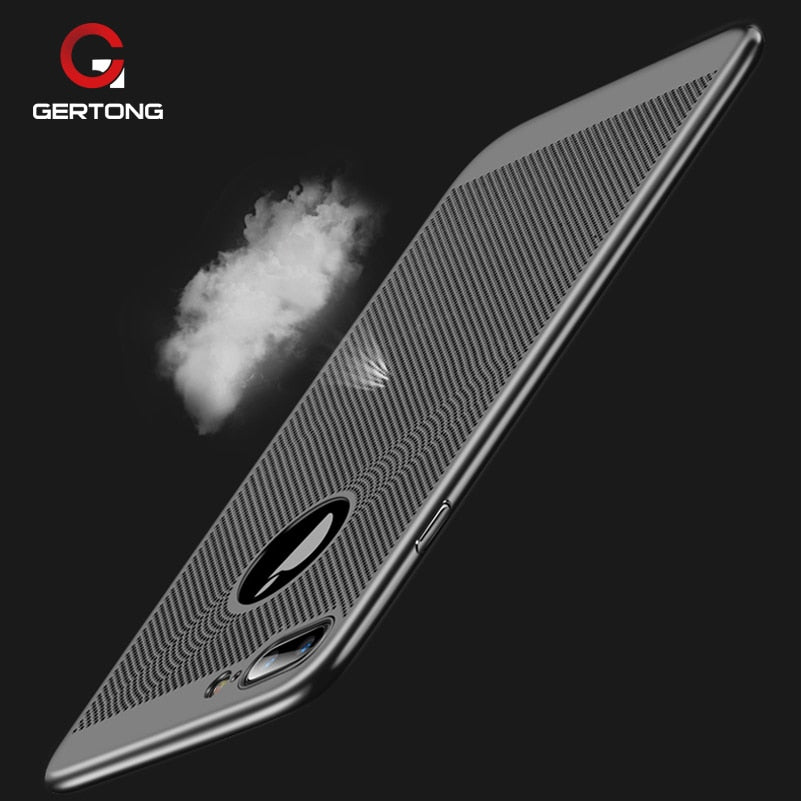 Ultra Slim Breathe Case For iPhone 13 12 14 11 Pro Max XR Xs 7 8 Plus SE X Cover Shell Heat Dissipation Case