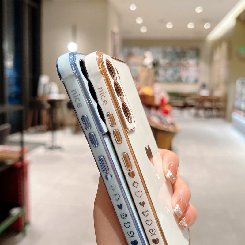 Heart Phone Case For Samsung Galaxy S22 S23 Ultra S21 S20 FE A52 A53 S22 Plus A13 A54 A14