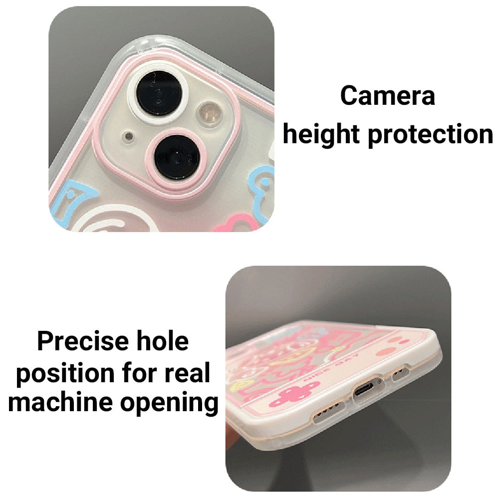 Phone Case For iPhone 14 Pro Max 11 13 12 Xs X Xr 7 8 Plus Se 2022 2020 With Retractable Stand Holder